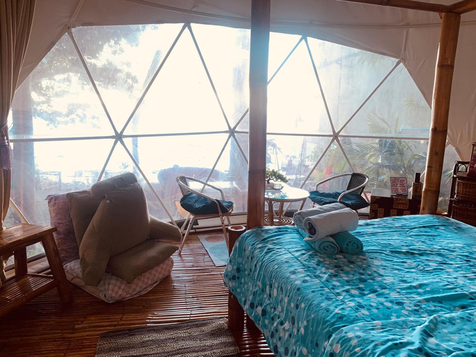 Glamping Dome Dauin Beach Resort Zewnętrze zdjęcie