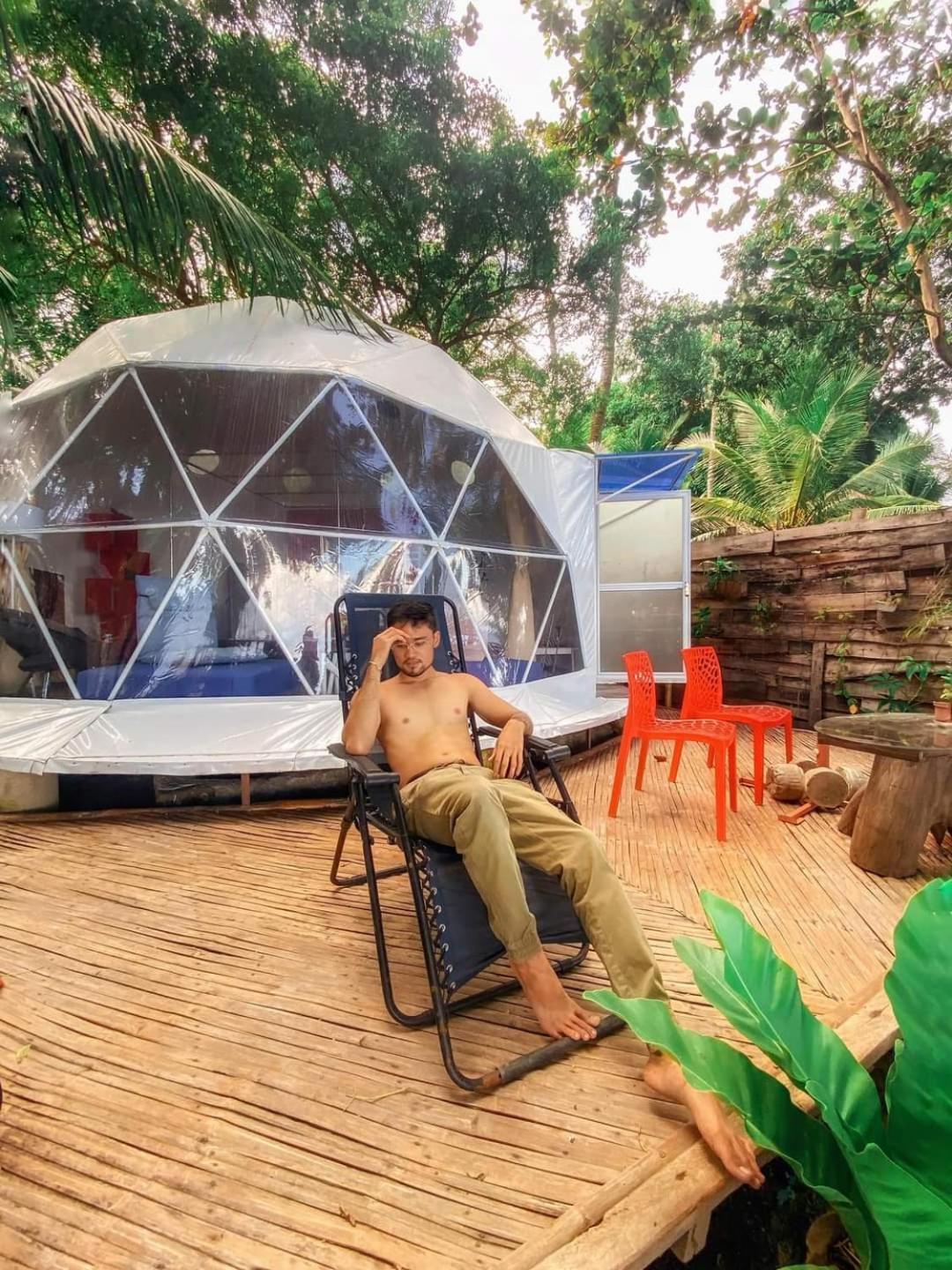 Glamping Dome Dauin Beach Resort Zewnętrze zdjęcie