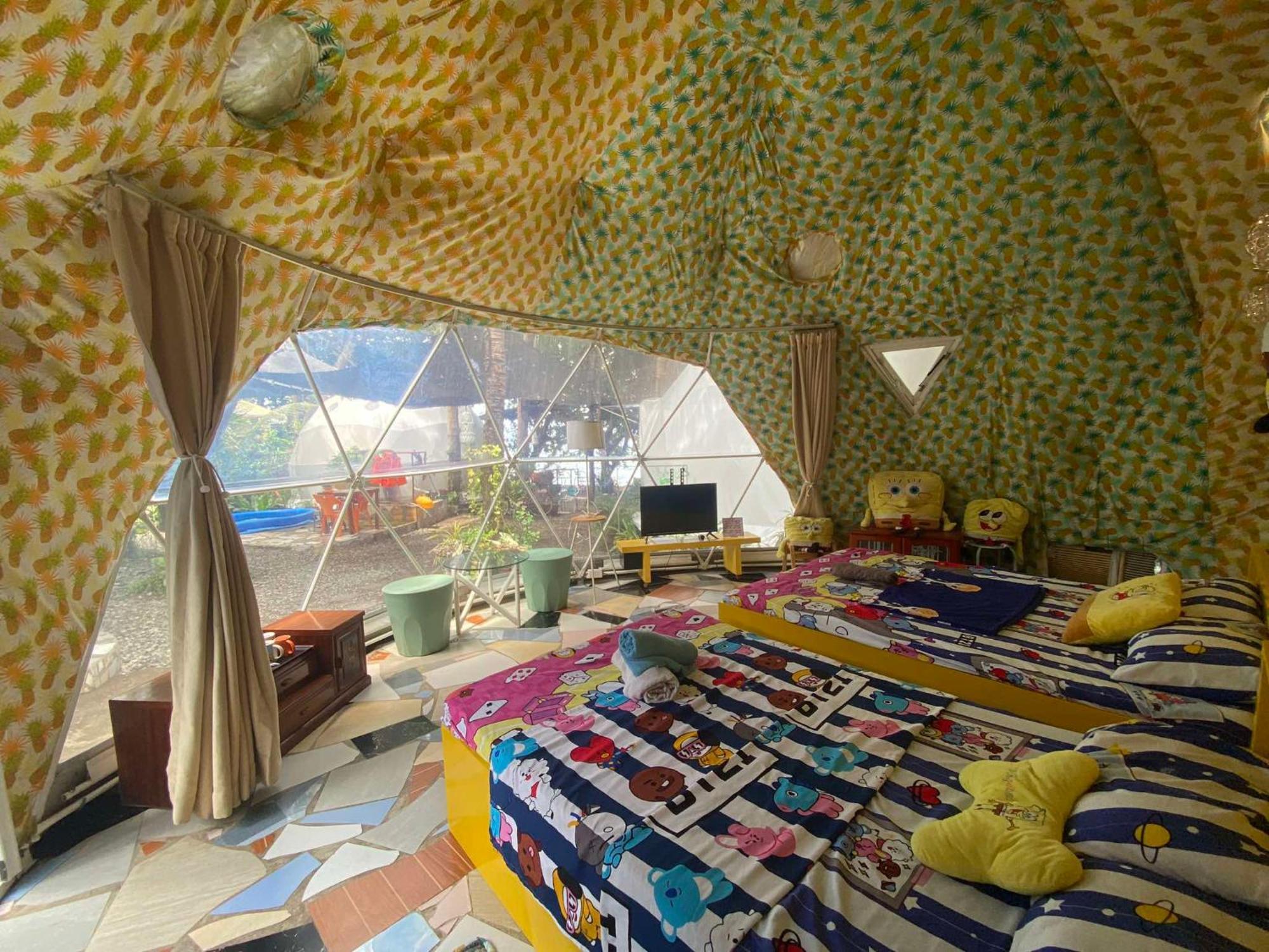 Glamping Dome Dauin Beach Resort Zewnętrze zdjęcie