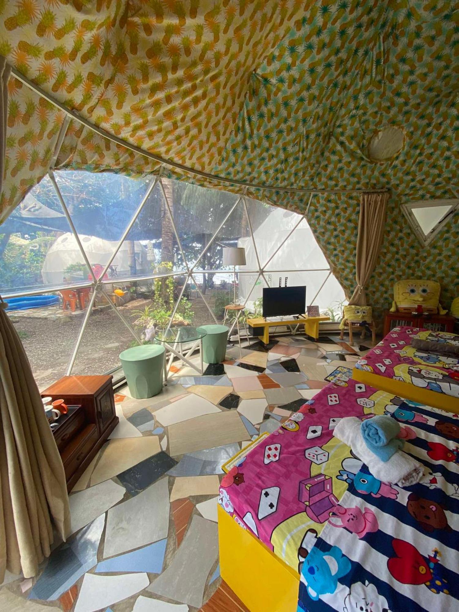 Glamping Dome Dauin Beach Resort Zewnętrze zdjęcie